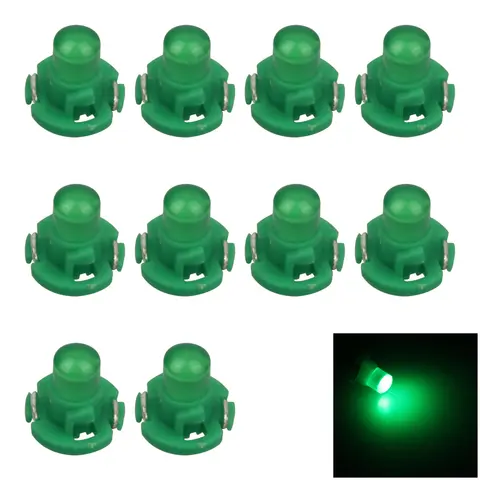 10x зеленая автоматическая лампа T4.2 NEO Dash Twist Socket HVAC Instrument светильник 1 светодиодный 79674-S3N-941 Z2962