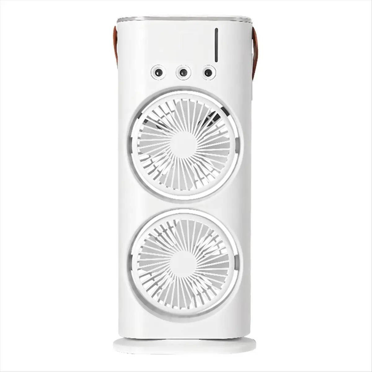[new trend] Portable Cooling Fan Desktop Mini Electric Fan with Light Air Conditioning Fan Household Crossover Cooling Fan