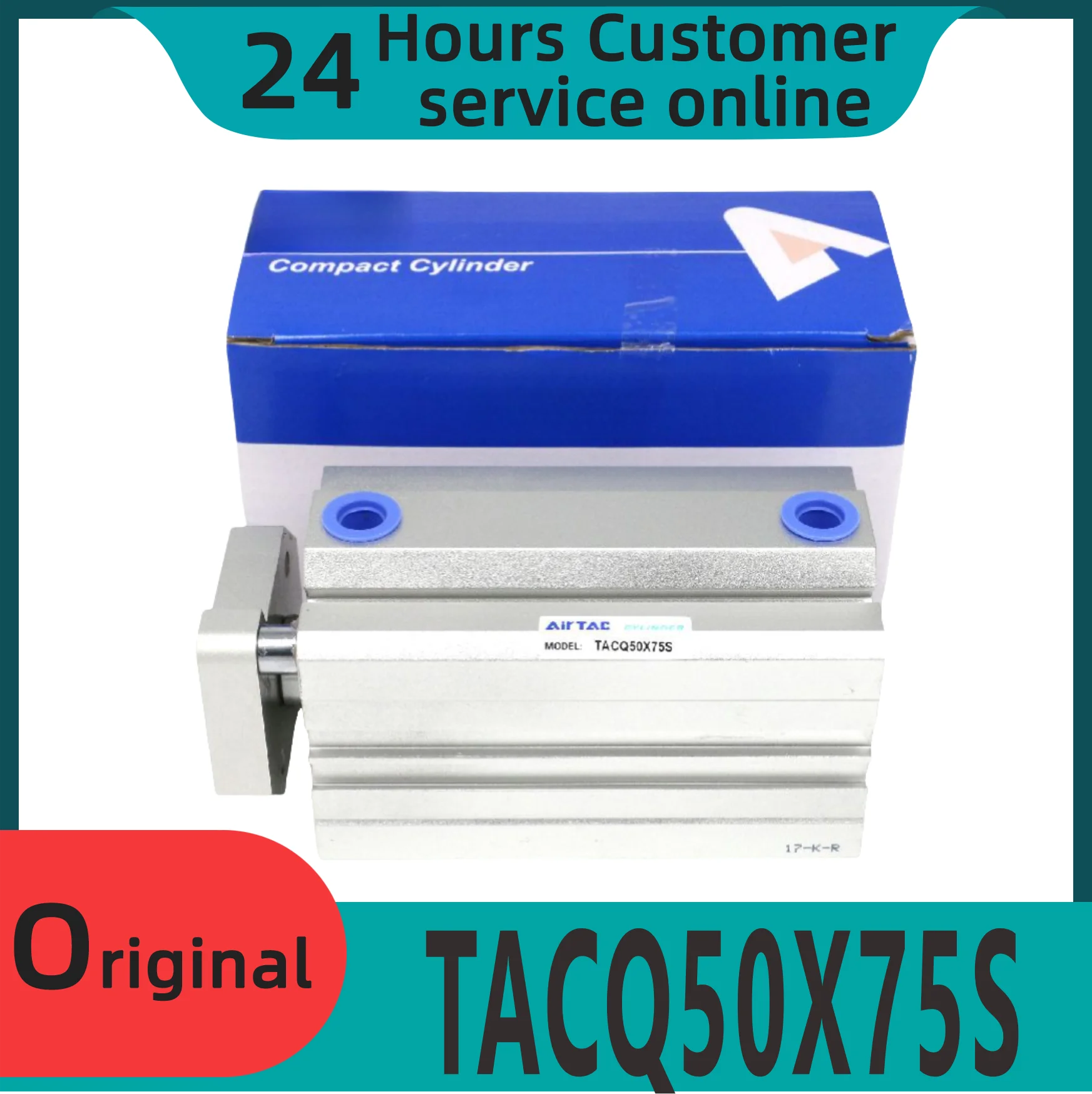

Brand new original thin cylinder with guide rod TACQ50X75S TACQ50X35S TACQ50X40S TACQ50X45S TACQ50X50S