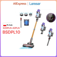 Laresar V7 500W 50000PA Suction Power Cordless Vacuum Cleaner Handheld smart Home appliance Removable Battery Dust Cup