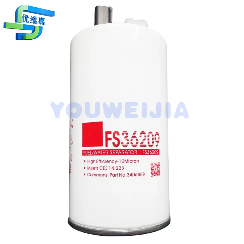 Fuel Water Separator Filter, FS36209 5268019 1105911500006 for the diesel fuel filter of FOTON CUMMINS ISF2.8 engine.
