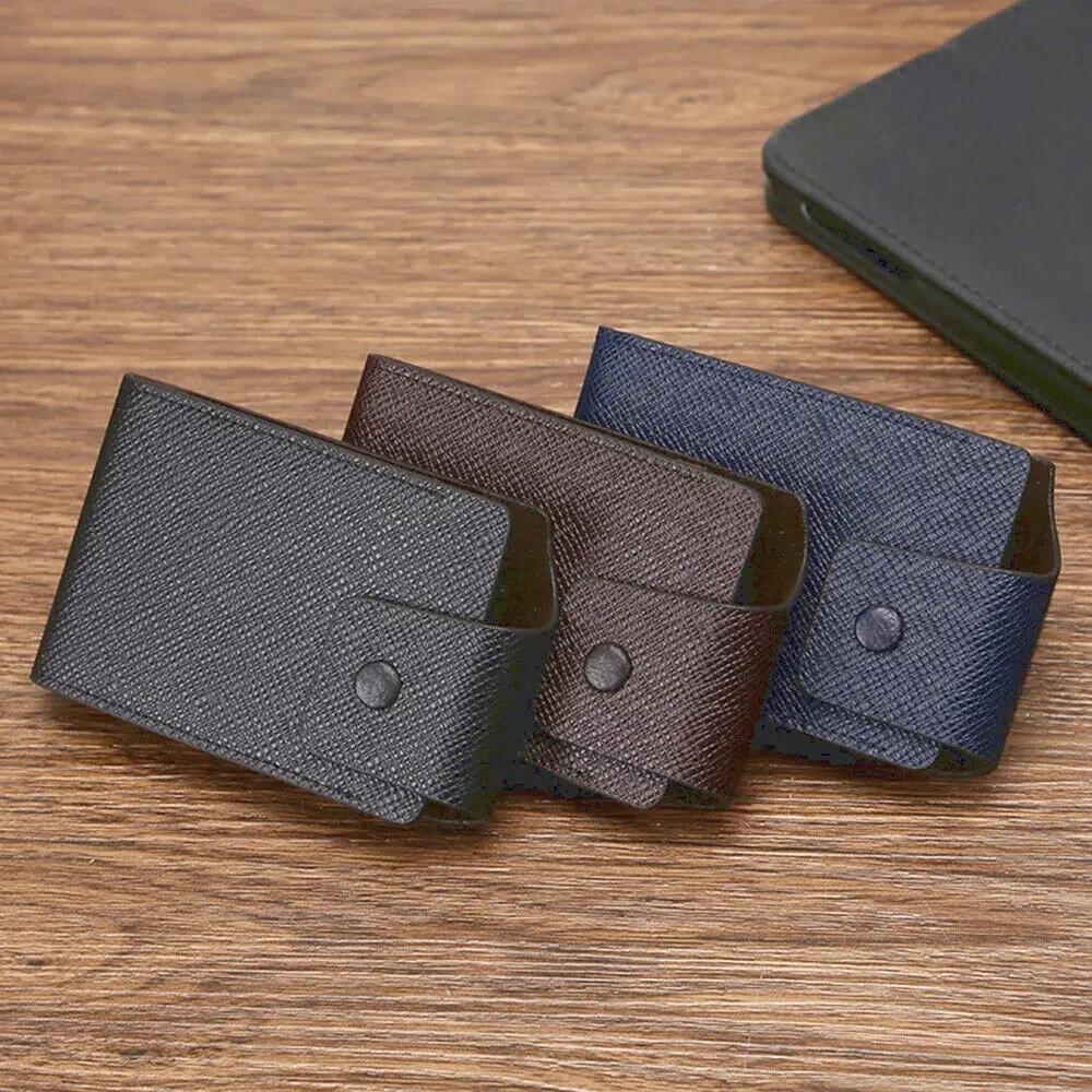 

2023 Men's Credit Card Holder Leather Purse Cards Case Wallet Credit ID Card Holder
