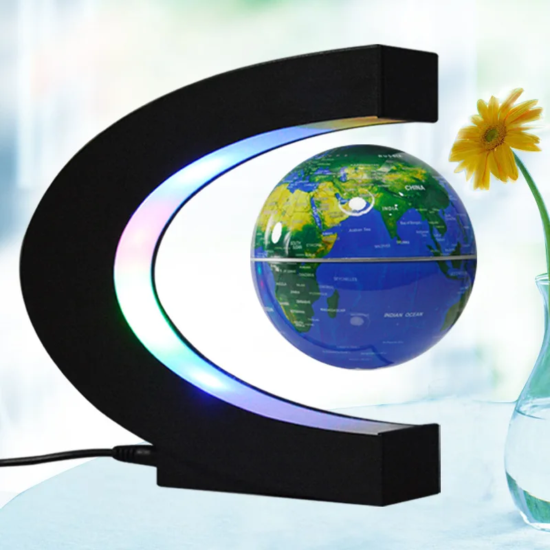 Maglev 3-inch globe, novel creative gifts, teaching tools, home furnishings, one piece is sent on behalf of others.