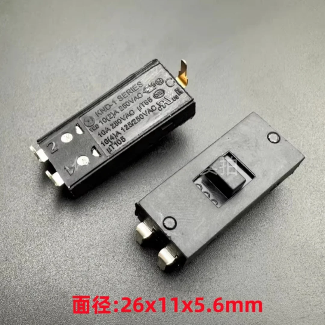 

YMD KND-1 vertical 3-pin 2-position toggle switch hair dryer power sliding switch curling iron switch 10A