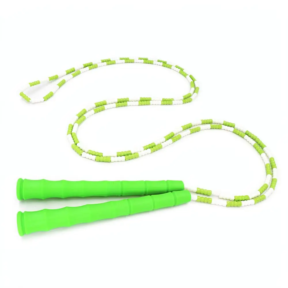 Adjustable Skipping Rope For Children Fitness Training Segmented Soft Bead Design Durable Handle Home School Exercise Gear