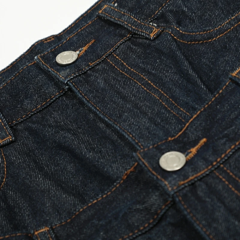 مزدوجة الخصر برشام فضفاض الجينز الرجال الشارع الشهير الهيب هوب فضفاض عادية البضائع الجينز السراويل النساء صديقها الجينز السراويل #5