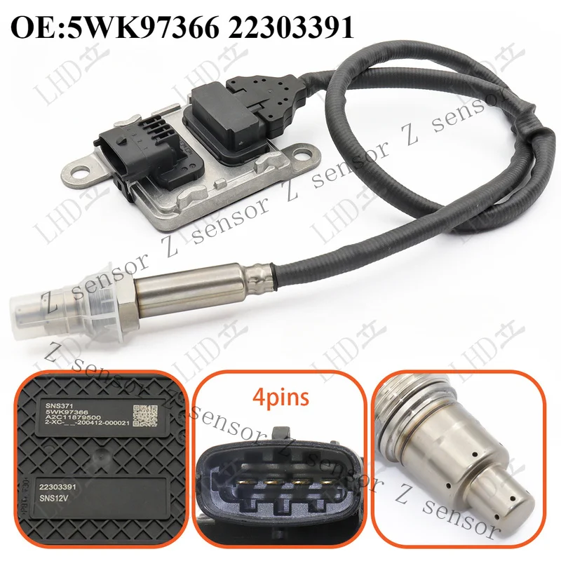 Z+ Nox Sensor For For Volvo Truck D11, D13, D16, Mack MP8 22303391 5WK97366/
