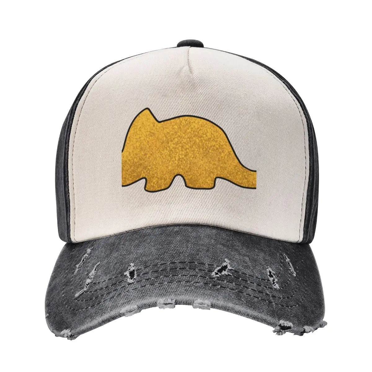 Triceratops Dinosaur Nugget Baseball Cap Custom Cap Thermal Visor Mens Tennis Women's