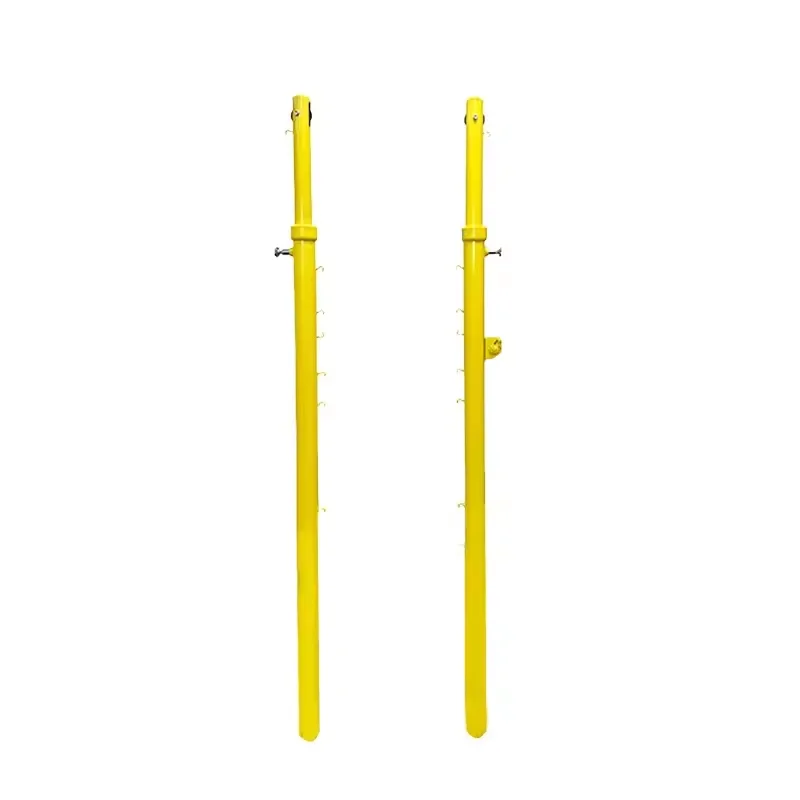 Multi-Purpose Underground Training Badminton and Volleyball Column Portable Field Equipment Badminton Pole