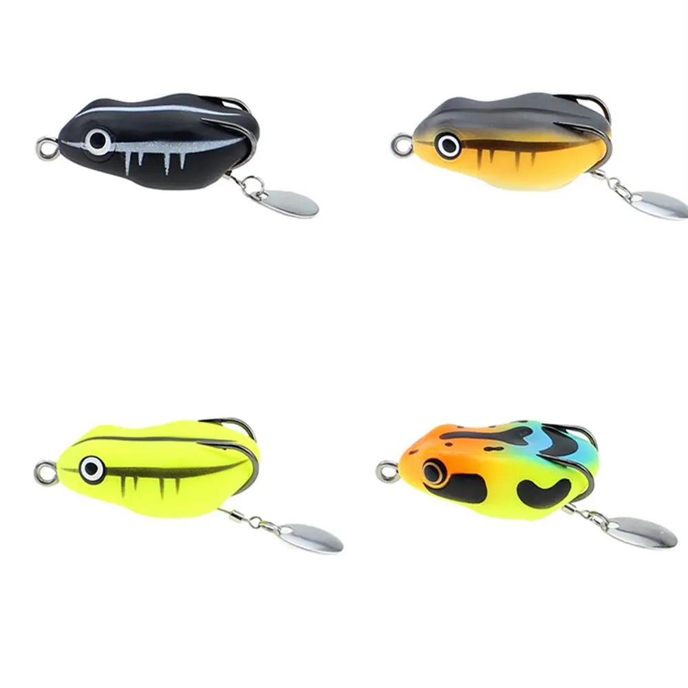 

Artificial Colorful Floating Topwater Soft Bass Lures Swimbaits Thunder Frog Fishing Lures Frog Lure