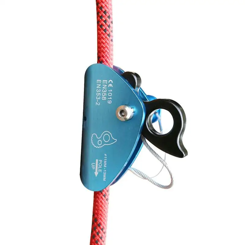 Rope Grab Fall Protection Climbing Rope Grab Belay Device Rope Grab Rope Grab for Rock Climbing Mountaineering Tree