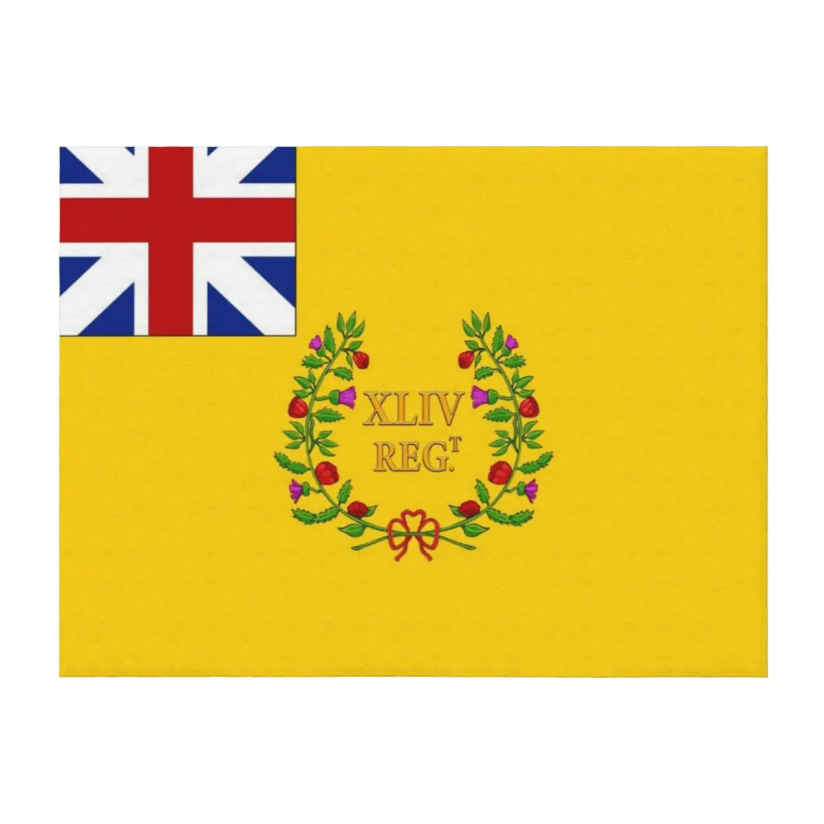 

Napoleonic British flag of the South Essex 1st battalion of foot Throw Blanket Sofas for sofa bed plaid Blankets