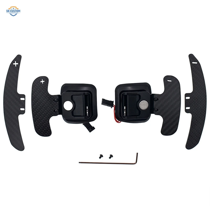 SK CUSTOM E90 E70 E71 M3 Magnetic Paddle Shifter Replace For BMW E Series Steering Wheel Shift Paddles