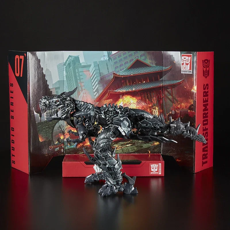 Hasbro 트랜스포머 스튜디오 시리즈 07 리더 클래스 영화 4 Grimlock 액션 피규어, 정품 신제품, 재고 있음, E0773