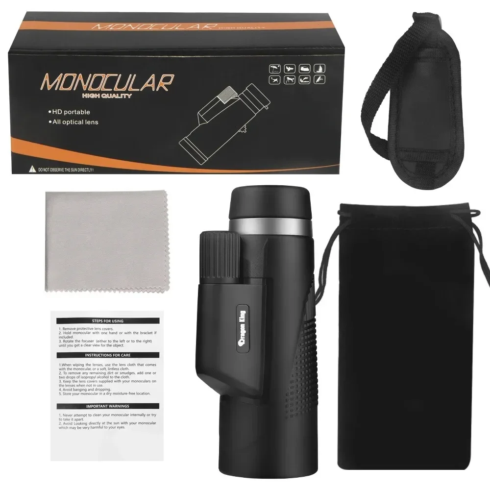 Monoculars Outdoor Zoom Power Binoculars Long Distance Portable Professional Binoculars Night Vision Hunting Jungle Monoculars