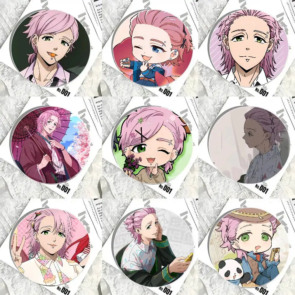 Mitsuki Kiryu Anime WIND BREAKER Cartoon Style Badge Brooches On Backpack Decoration Round Enamel Pins For Accessorys