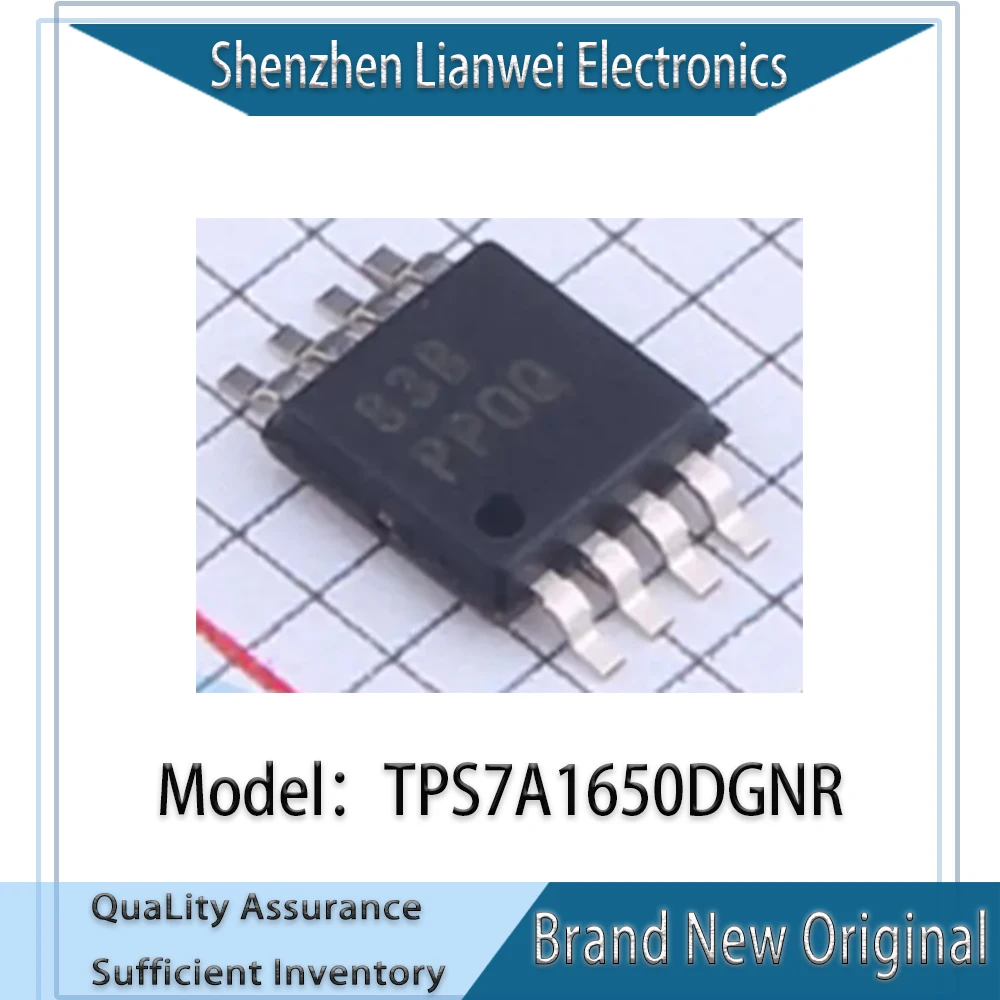 

100% New Original TPS7A1650DGNR PPOQ IC Chipset HVSSOP-8