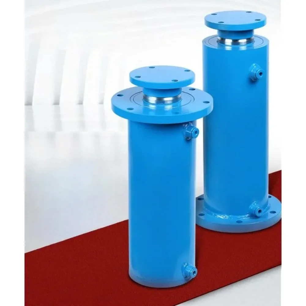 Upper and lower flanges Hydraulic cylinder 100 cylinder diameter 72 axis 16MPA Bidirectional Heavy duty 10 tons Electric