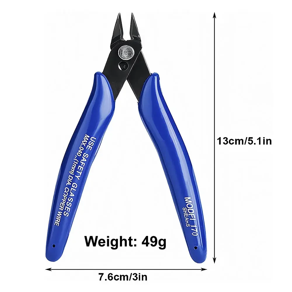 Electronic Diagonal Oblique Pliers PLATO 170 Wishful Clamp DIY Side Cutting Nippers Wire Cutter Outlet Scissors 3D Printer Parts