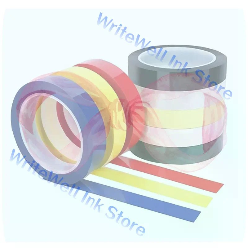 1pc 5/8mm Length 66M 5S Desktop Positioning Tape Marking Tape Whiteboard Color Discrimination Warning Drawing Grid Line