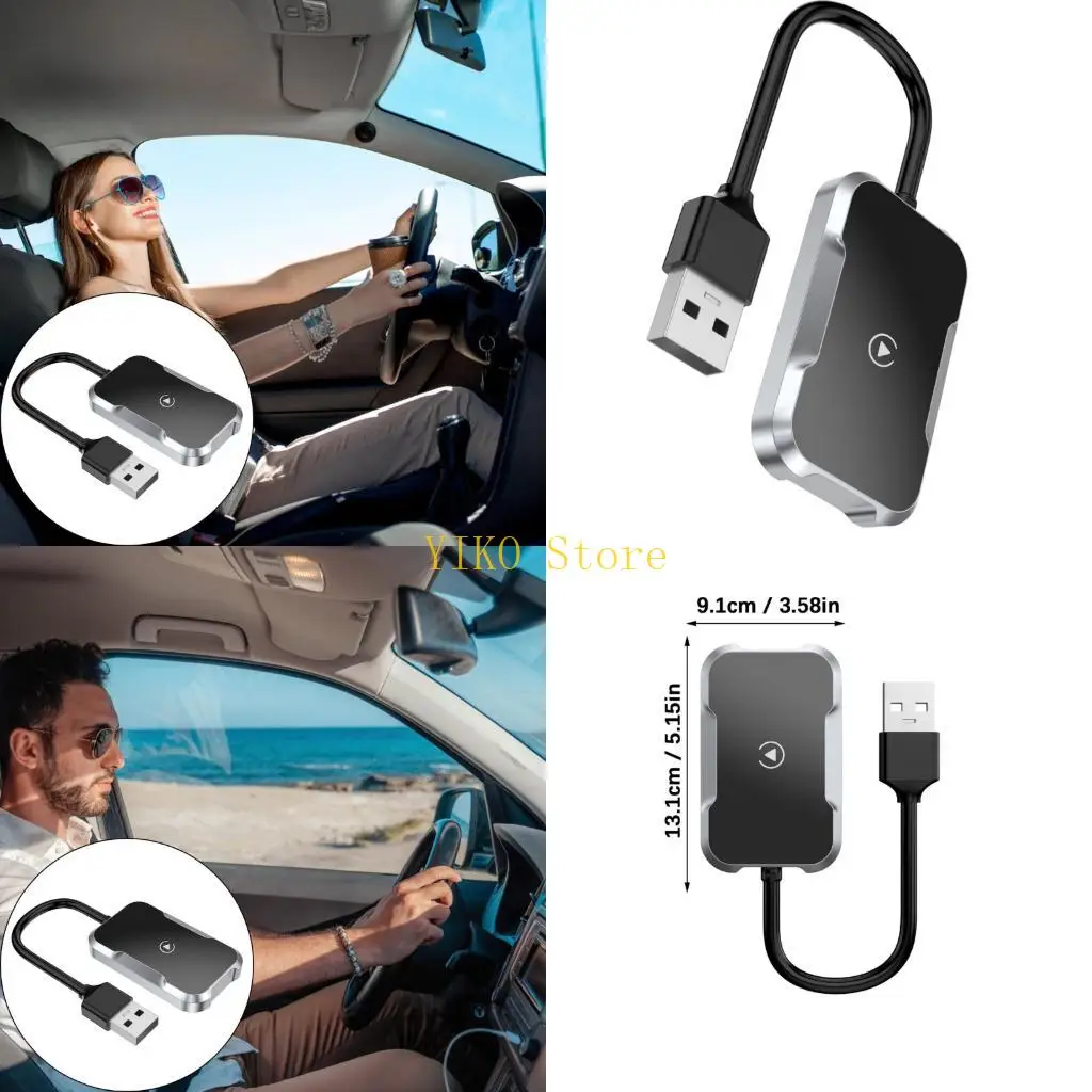 

K32C Wireless Receiver Suitable For Phone Stable Connection Fast Auto Pairing Suitable For Vehicle Modern Driving Convenience