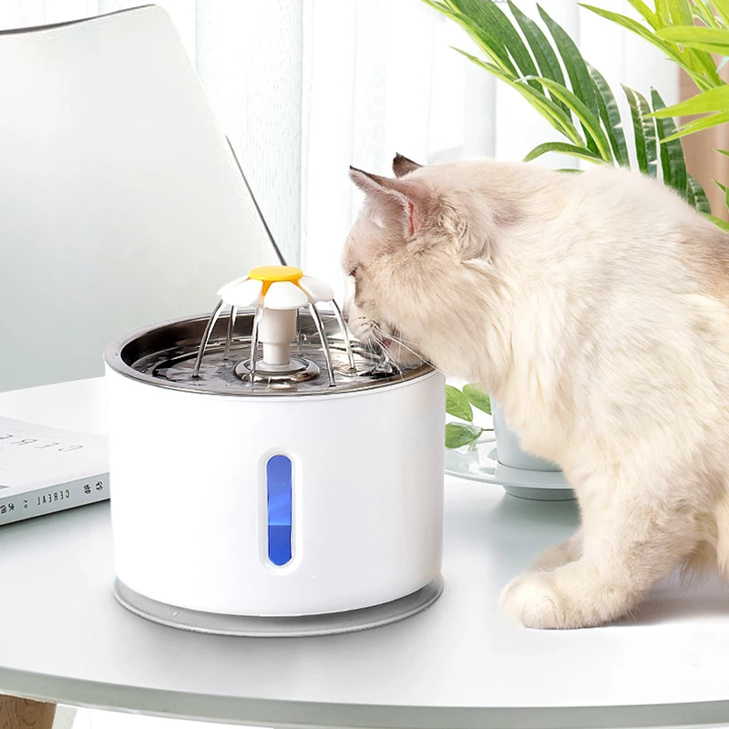 Pet Cat Water Fountain Dog Drinking Bowl USB Automatic Water Dispenser Super Quiet Drinker Auto Feeder Pet Products