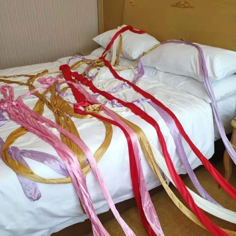 حزام حريري ناعم حزام حريري ساتان لامع شريط خاص لربط حبل عبودية #2