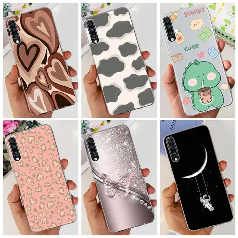 For Cover Samsung Galaxy A50 A50s A30s Phone Case Back Cover Fashion Pattern Print For Samsung A30s A 50 A505F Soft Slim Bumper