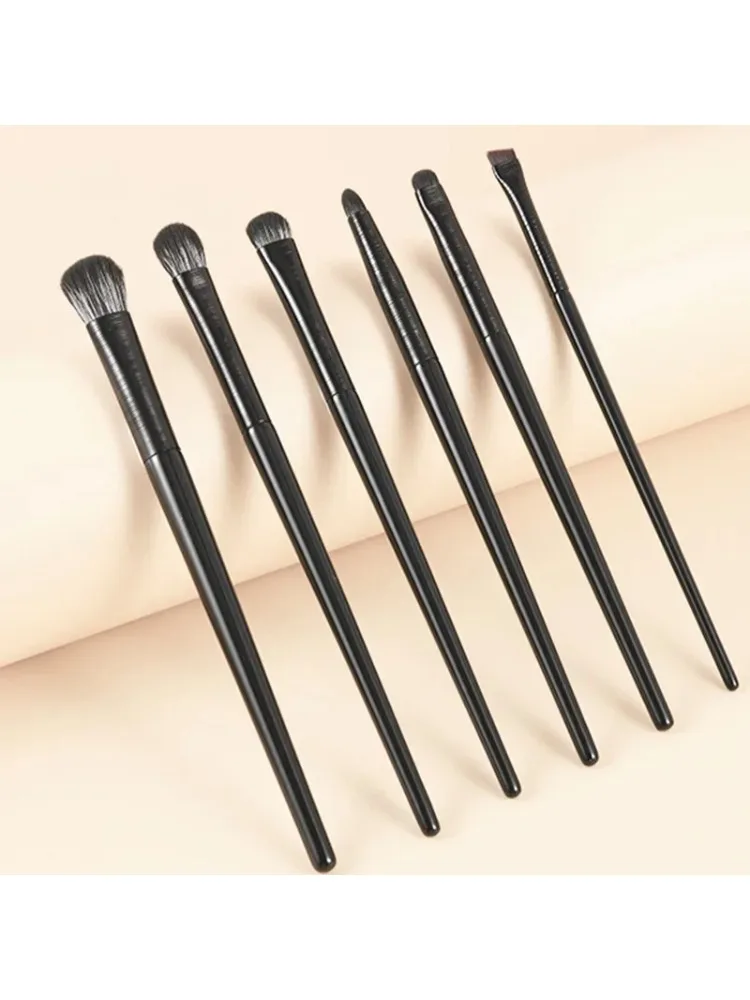 Ensemble de pinceaux de maquillage pour les yeux naturels, pour fard à paupières, Contour des sourcils, Eyeliner, pour femmes, mélange cosmétique, outils de maquillage pour détails