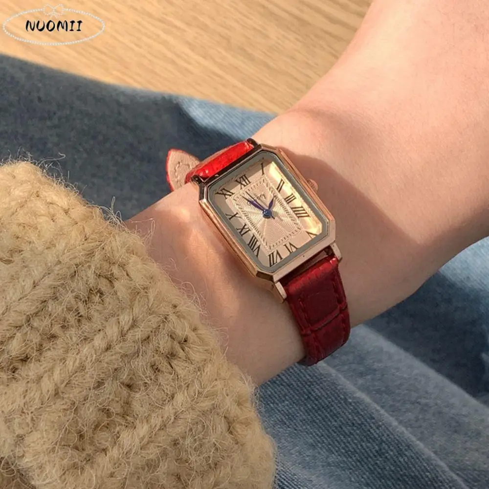 

Элегантные женские кварцевые часы, портативные изысканные женские деловые часы, водонепроницаемые декоративные винтажные женские часы для повседневного использования