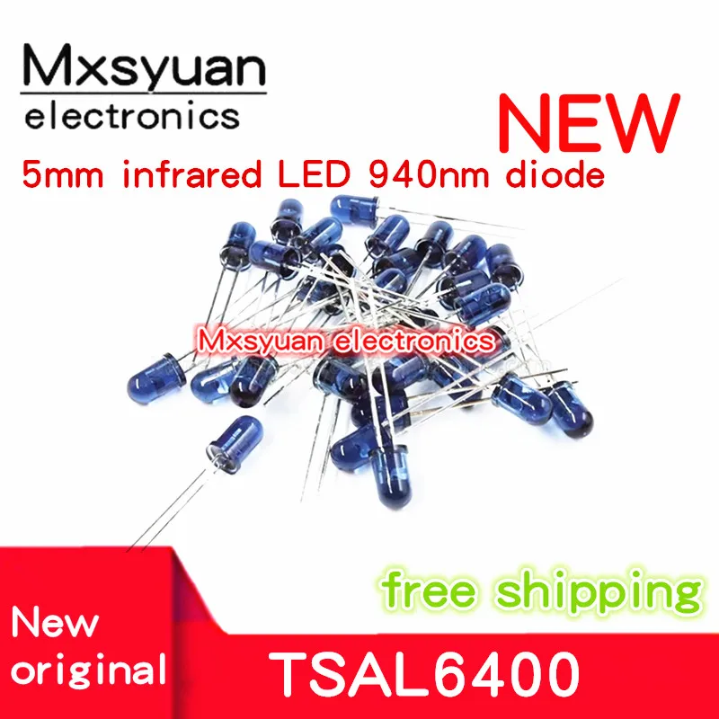 100 قطعة/الوحدة TSAL6400 DIP-2 الأصلي 5 مللي متر الأشعة تحت الحمراء LED 940nm ديود