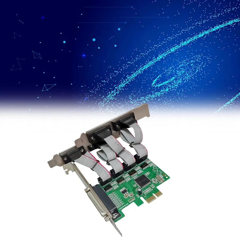 Scheda di espansione ST311 Pcie X1 CH384L 4 s1p industriale RS232 + LTP controllo multifunzione conveniente scheda di espansione parti del Computer