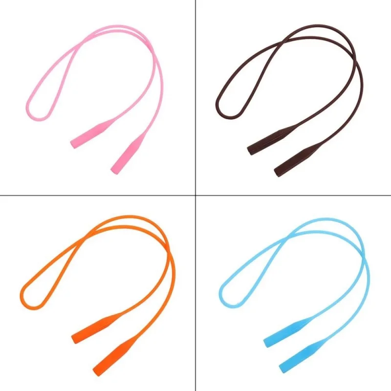 1/2 Stück Brillenband Sonnenbrillenkette Sportband Kordelhalter Elastische Rutschfeste Schnur Seile Elastische Brillenschnur