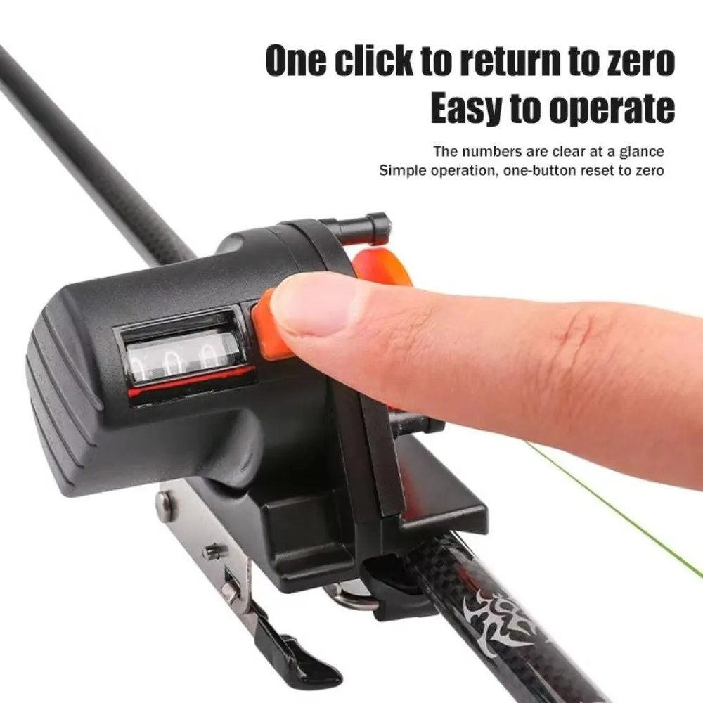 0-999M Range Fishing Line Counter Portable Design High Precision Length Measurement Tool Digital Display Line Measurement