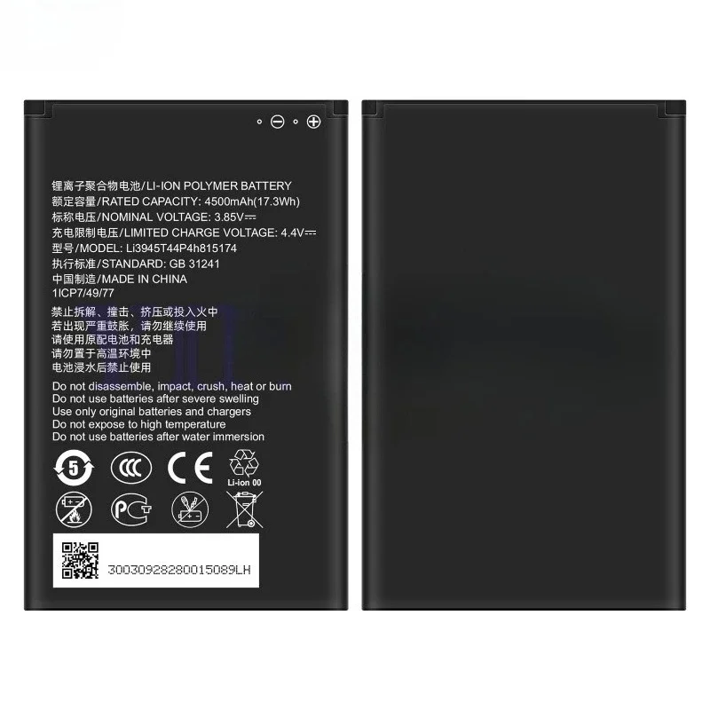 Li3945T44P4h815174 for ZTE MU5002/MU5001/5G WIFI WIFI6  Phone Battery High Quality Replacement Bateria Grade A Cell with Tools