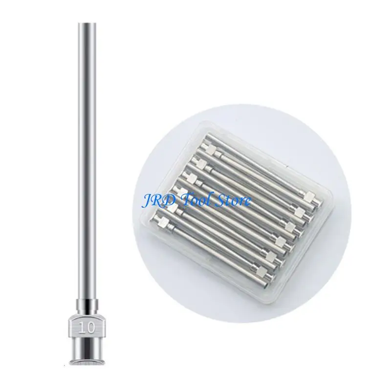 A2UD Pack of 12 Dispensing Needle Adhesive Application Tips 6.2cm Total Length Reliable
