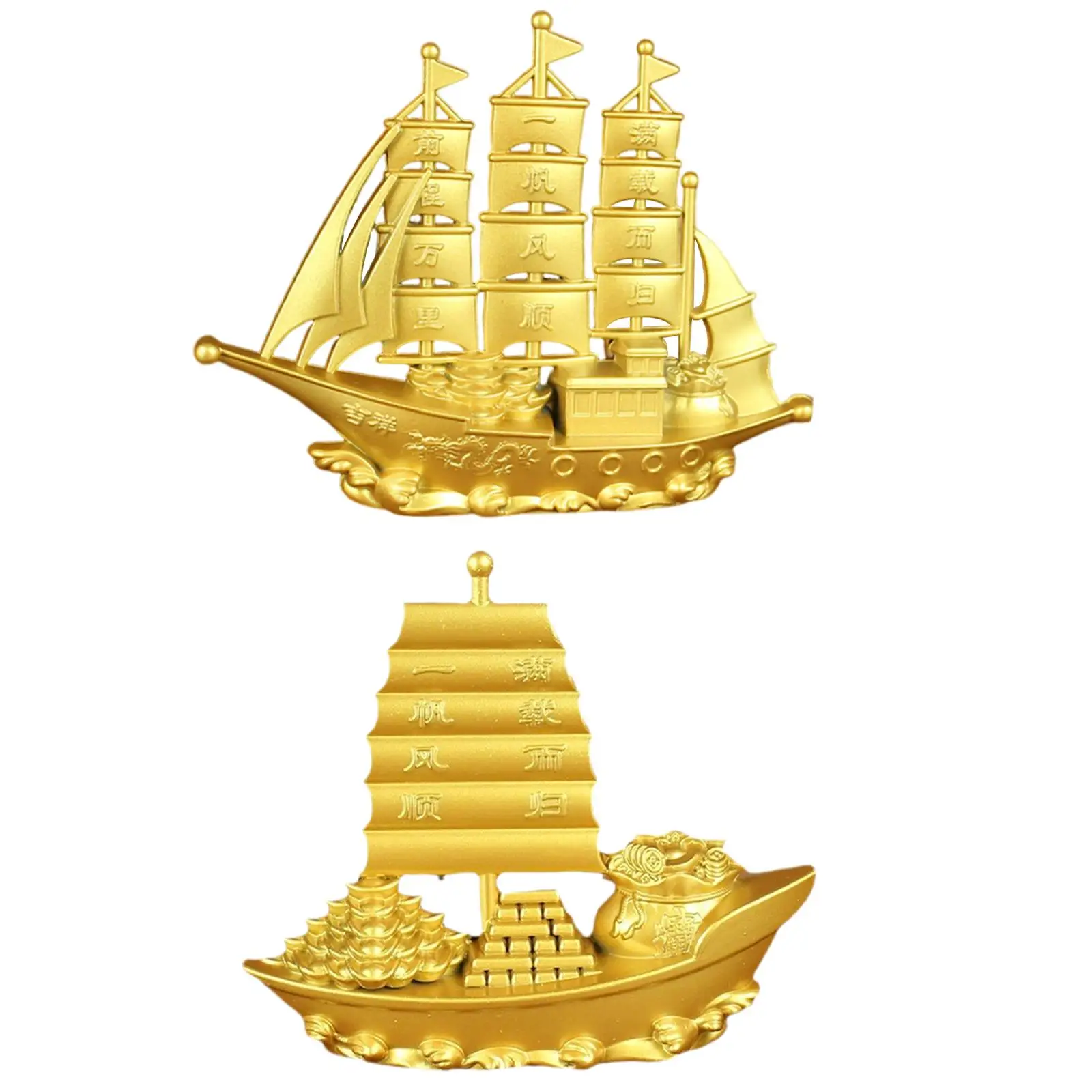 Sailing Boat Decor Collectible Anniversary Gift Sailing Ship Model Feng Shui Decor for Cafe Entrance Bedroom Bookshelf Tabletop