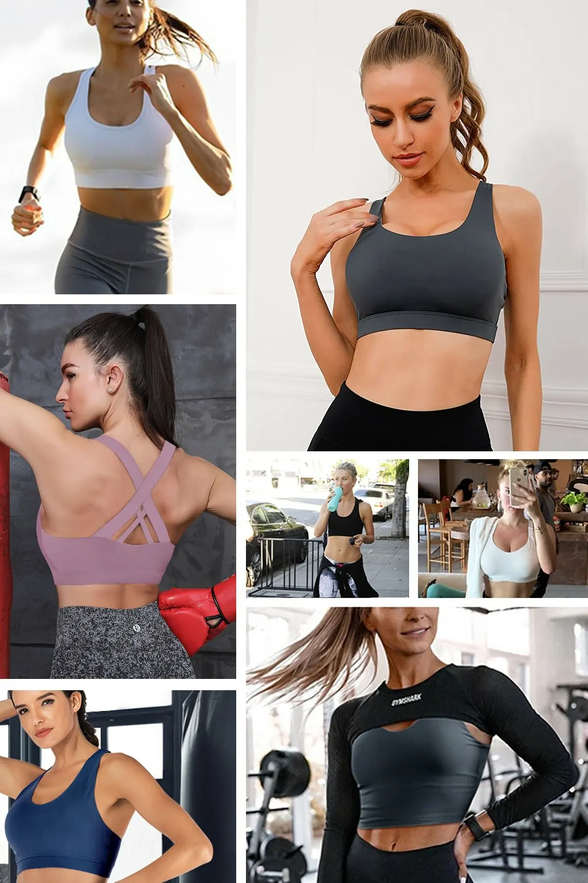 Sujetador deportivo con cubierta negra para mujer, ropa interior cómoda de tela de calidad para Yoga, correr, Fitness, diario