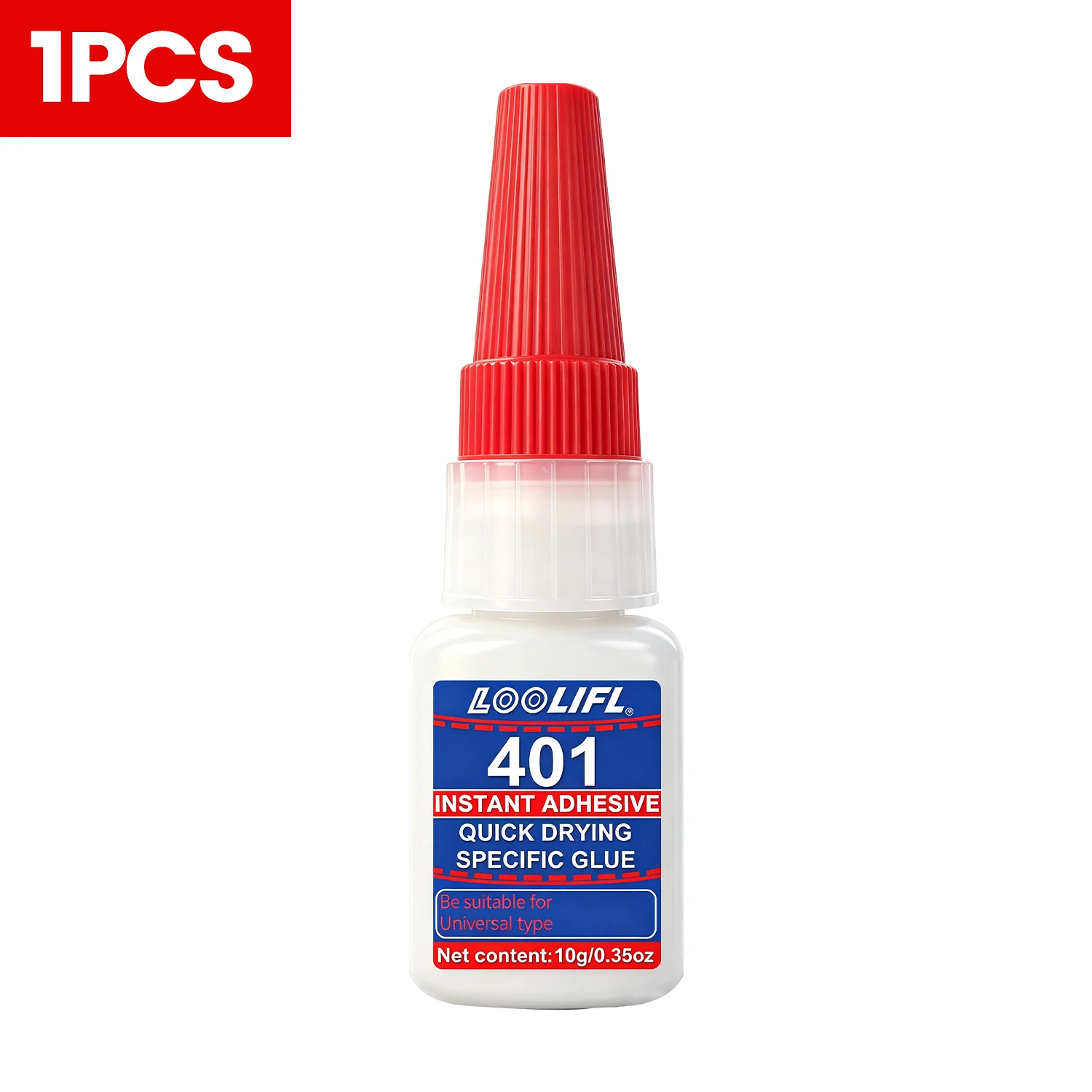 Super mocny klej 401-10ml - 1-10 sztuk w opakowaniu, transparentny klej błyskawiczny odpowiedni do plastiku, metalu, drewna, rękodzieła, szkła i ceramiki. — 2