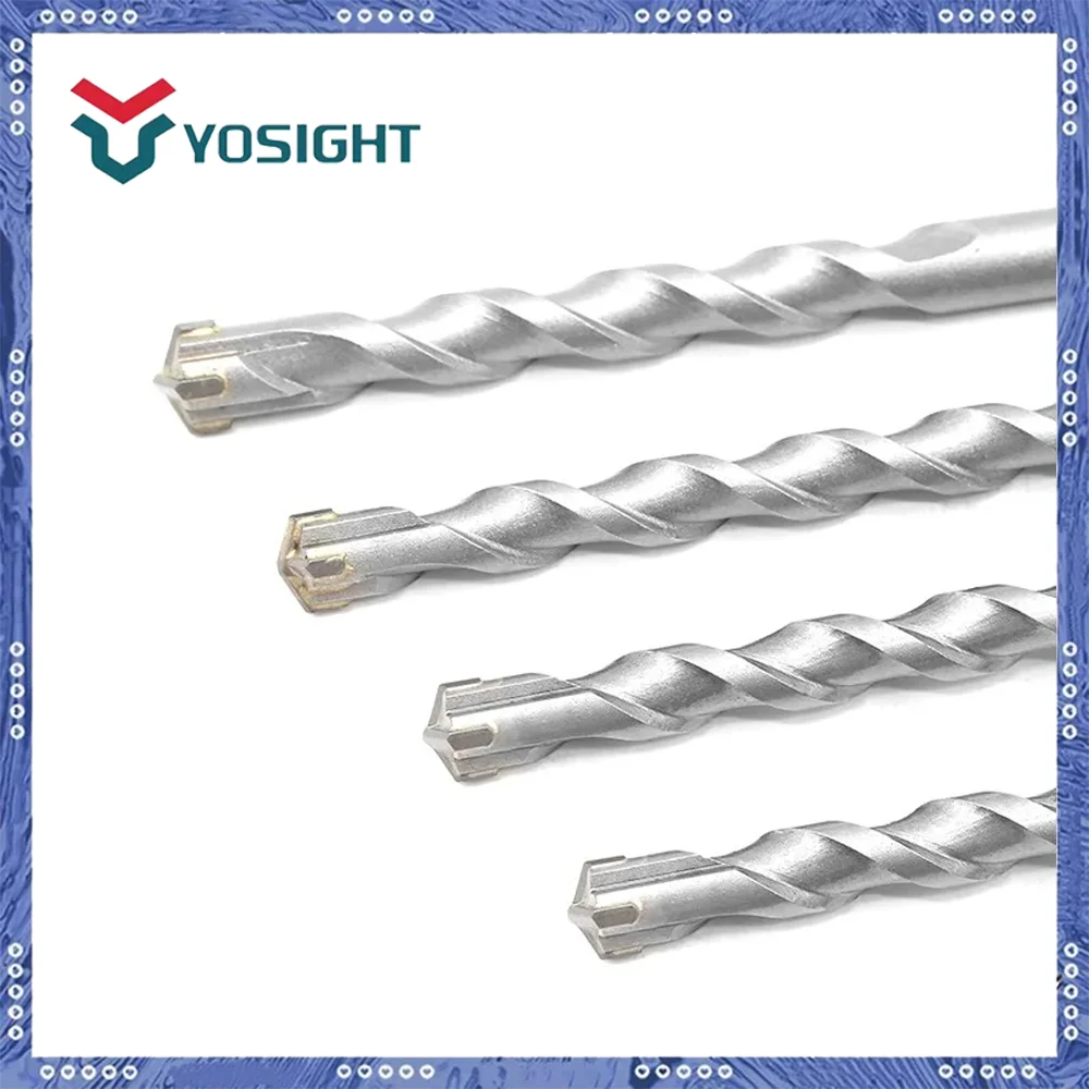 

Powerful Electric Hammer Drill Bit – Multi-Purpose Alloy Cross Design, Ultra-Four-Edged, Durable for Efficient Wall Penetration