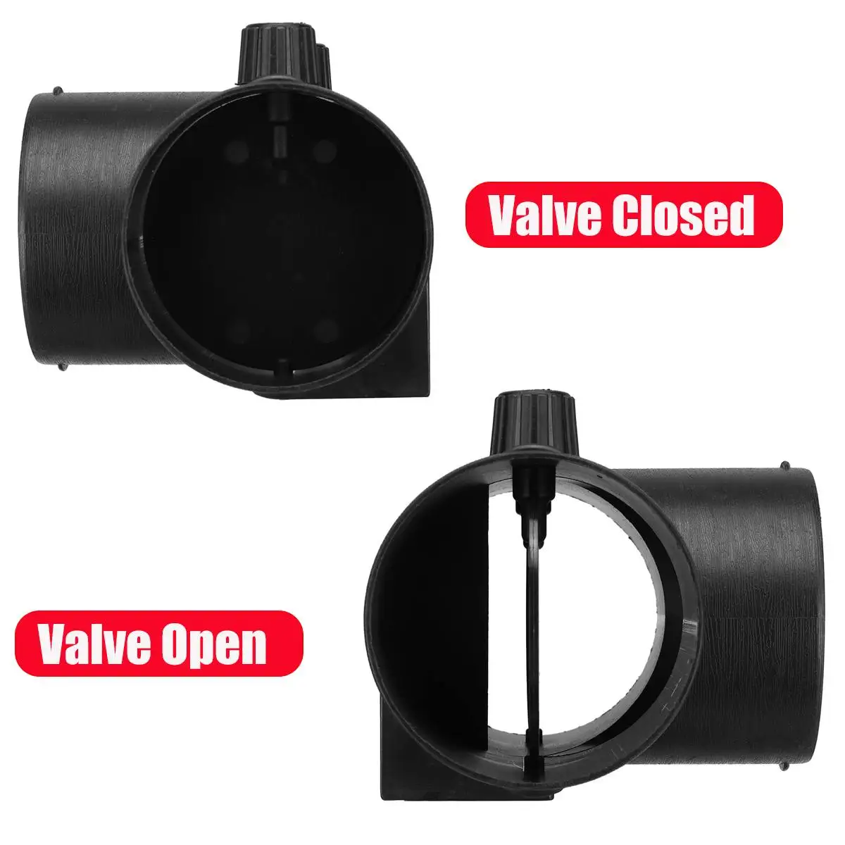 60mm Air Vent Ducting T-out Connector Elbow Pipe Outlet Exhaust Connector Joiner For Webasto Eberspaecher Diesel Parking Heater