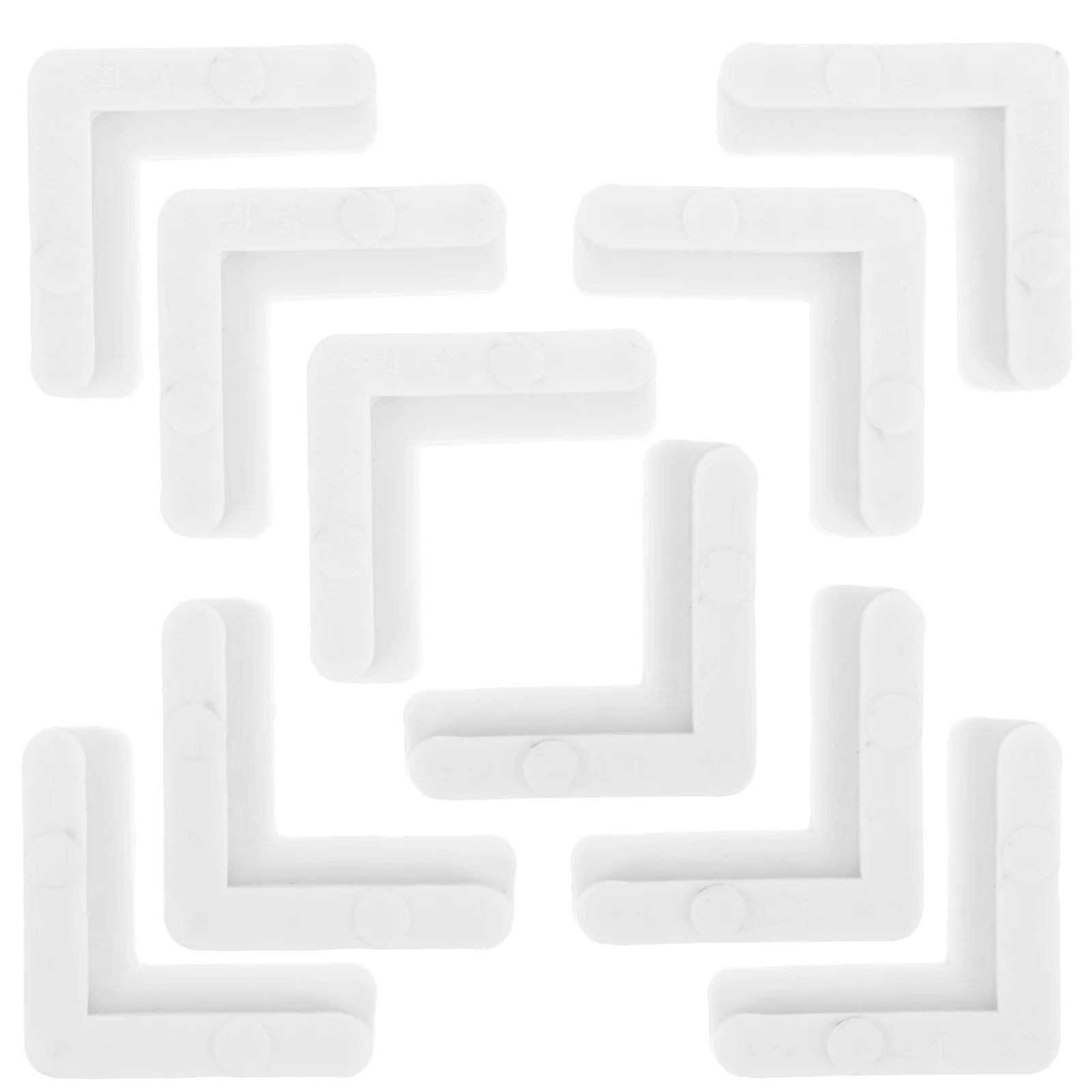 10 Pcs Showcase Bracket Window Frame Corner Brackets Screen Corners Brace Accessories