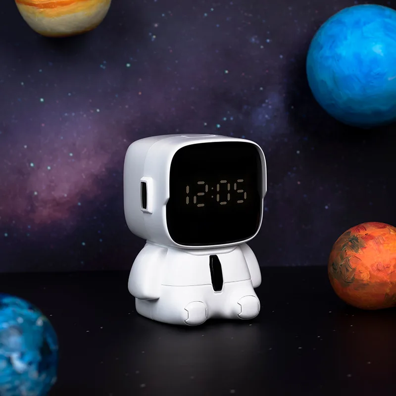 Reloj despertador eléctrico Led de escritorio para niños, reloj despertador de Cuenta regresiva multifunción para estudiantes para aprender, creativo
