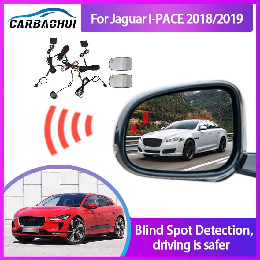 Millimeter Wave Radar Blind Spot Monitoring BSA BSD BSM for Jaguar I-PACE 2018~2019 Assist Driving Safety Lane Change Assist