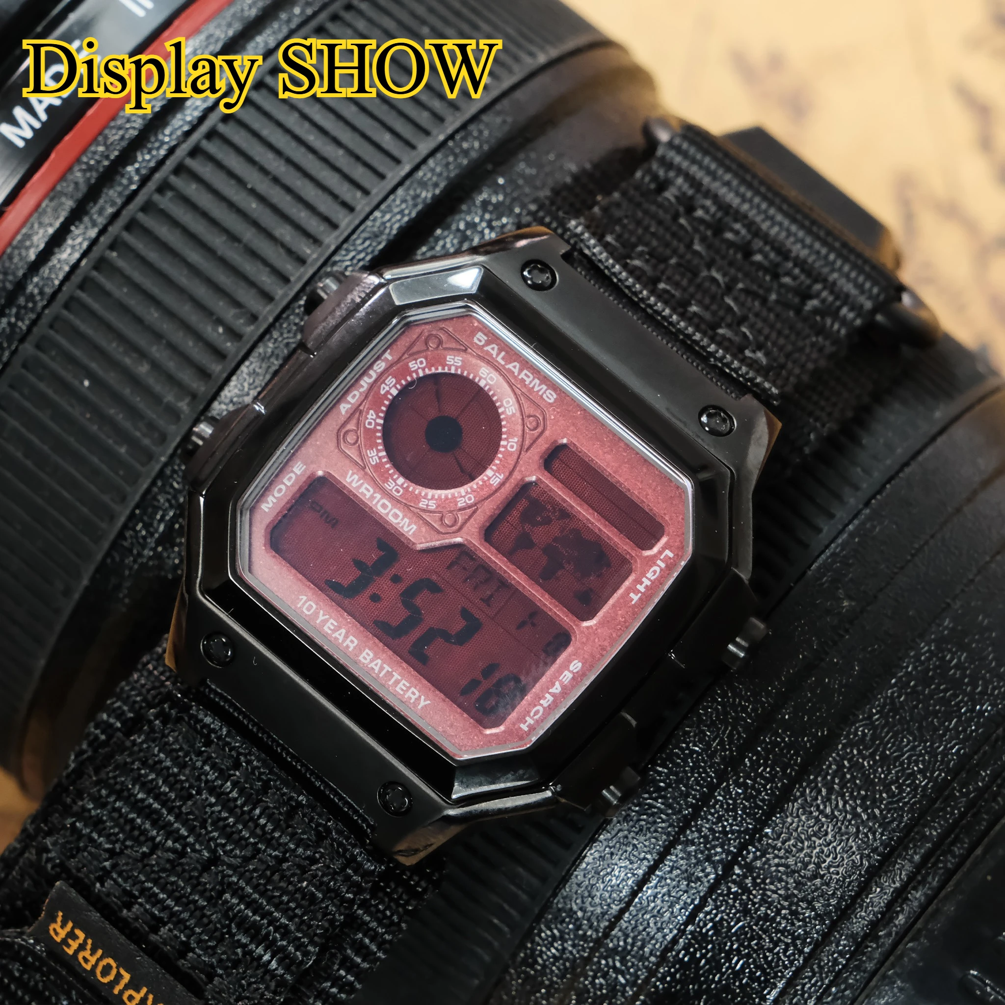 For Casio AE1200 Watch Faceplate Snowflakes Texture Japan Copper High Quality AE-1200 DIY Watch Dial Mod