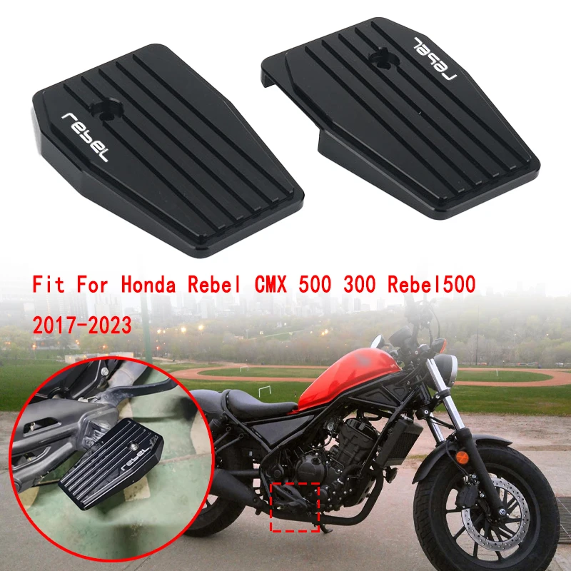 

Motorcycle Accessories Footrest Billet Wide Foot Pegs Pedals Rest Footpegs Fit For Honda Rebel CMX 500 300 Rebel500 2017-2023