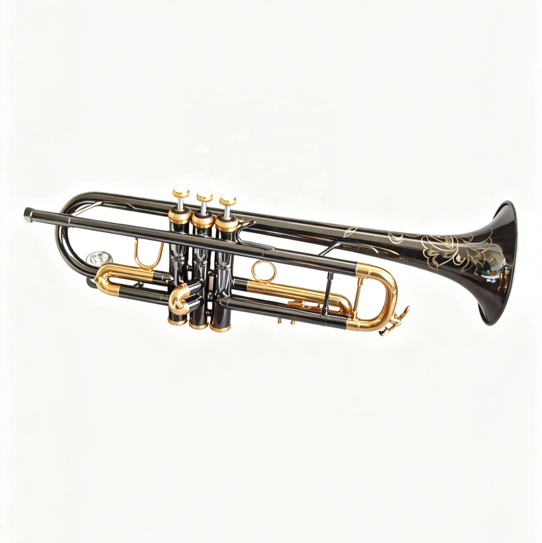 High Grade Black Nickel Plated Body Classic Structure Trumpet