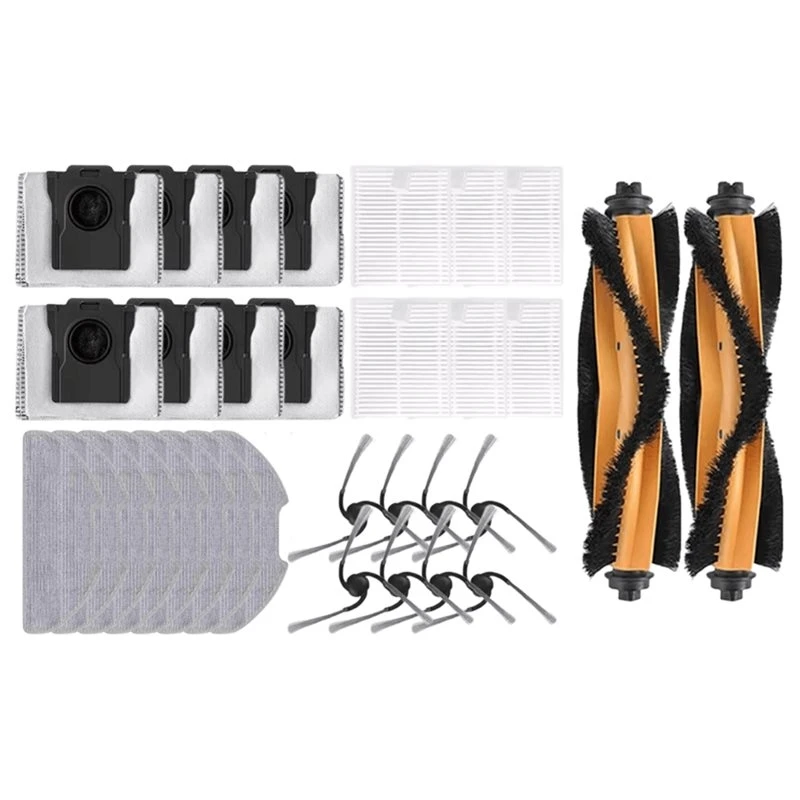 LITE-For Dreame D20 Air Plus / F21 Plus / F21 / F20 Plus / F20 Main Side Brush Filter Mop Pads Dust Bag Spare Parts