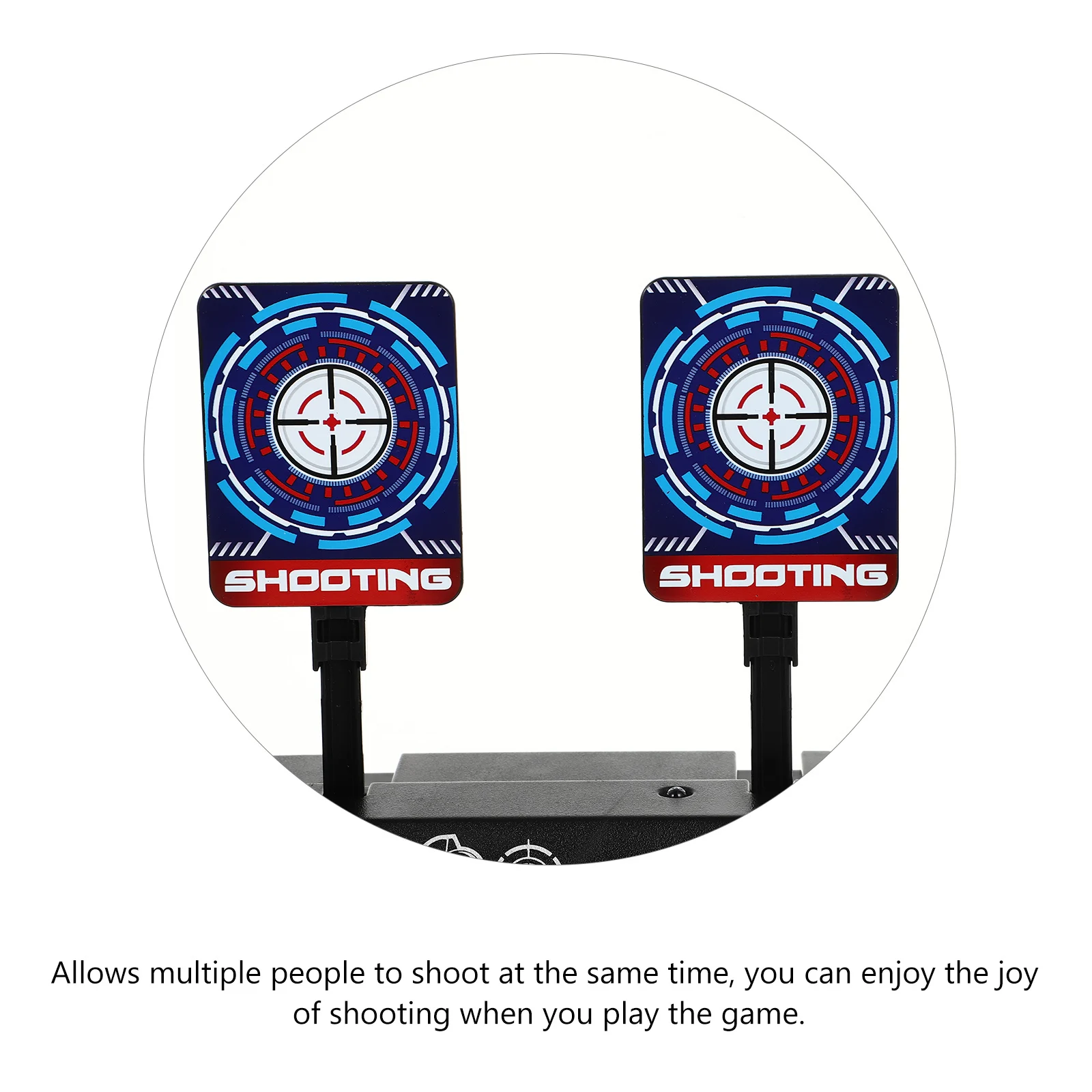1 set 1 set Scoredoel Automatische terugkeer Hoge precisie voor spel Duurzame schiettraining Multiplayer