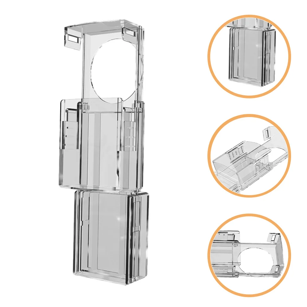 

Child Safety Door Lock Household Durable Semi Transparent Baby Proof Door Handle Lock Child Proof Protection Cover